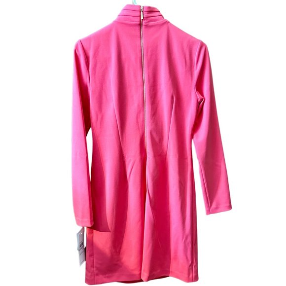 Calvin Klein Long Sleeve Coral Dress, size 6 - Picture 6 of 16